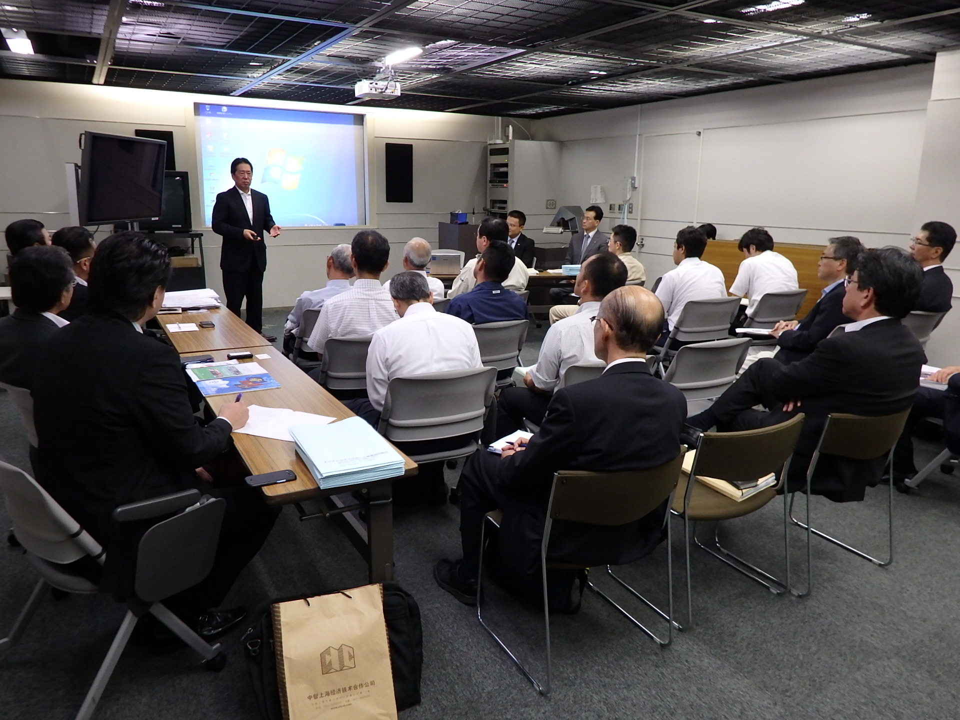 NIBELC delivered the presentation of technical intern training program in Japan